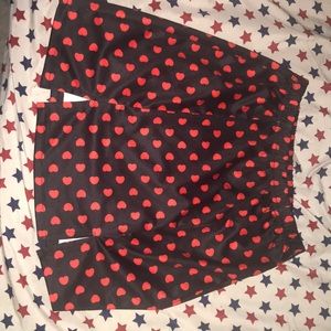 NWOT heart skirt w elastic waistband